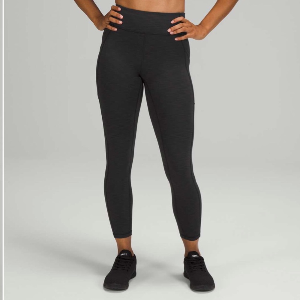 Lululemon Invigorate High-Rise Tight 25"
Heathered Black